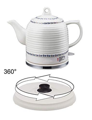 Hervidor eléctrico cerámico sin cable 1.3L 1000W miniatura 4