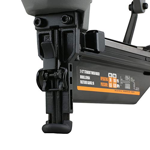 Numax SFN64 Pneumatic 16-Gauge 2-1/2 Inch Straight Finish Nailer thumb #2