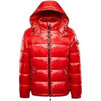 Nidddiv Chaqueta de plumón brillante para mujer, ligera,