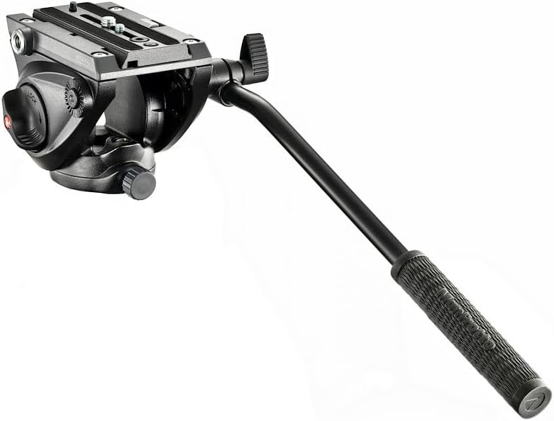 MVH500AH Flat Base Pro Fluid Head (Black)