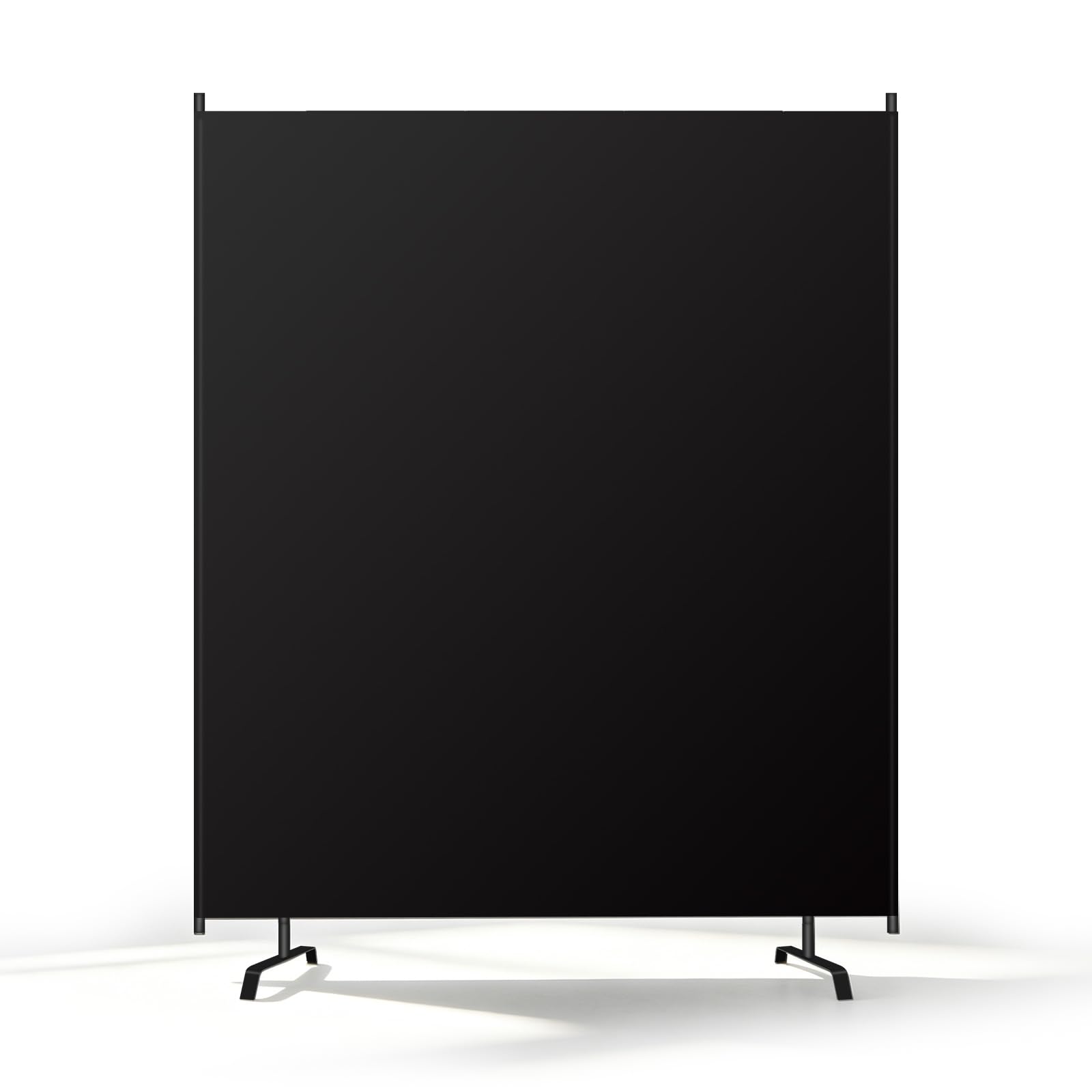 Photo 1 of Room Divider Panel, 100% Blackout Privacy Screens with Wider Feet, 5 Ft Portable Room Partition for Room Separator, Room Divider Screen Partition Room Dividers Freestanding