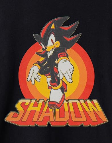 Sonic The Hedgehog Schwarz Jungen Schatten T-Shirt | Schatten-Charakter-Design3
