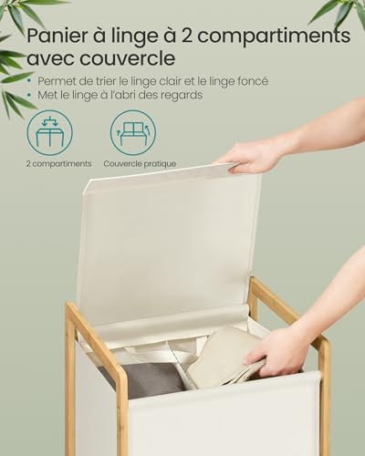 Corbeille à linge sale design pour optimiser l'espace buanderie - 4