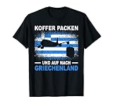 Maleta de Grecia para viajes y vacaciones Camiseta
