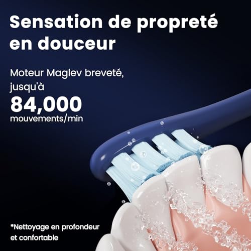 Brosse à dents électrique écran tactile intelligent Oclean X Pro avec minuteur et application