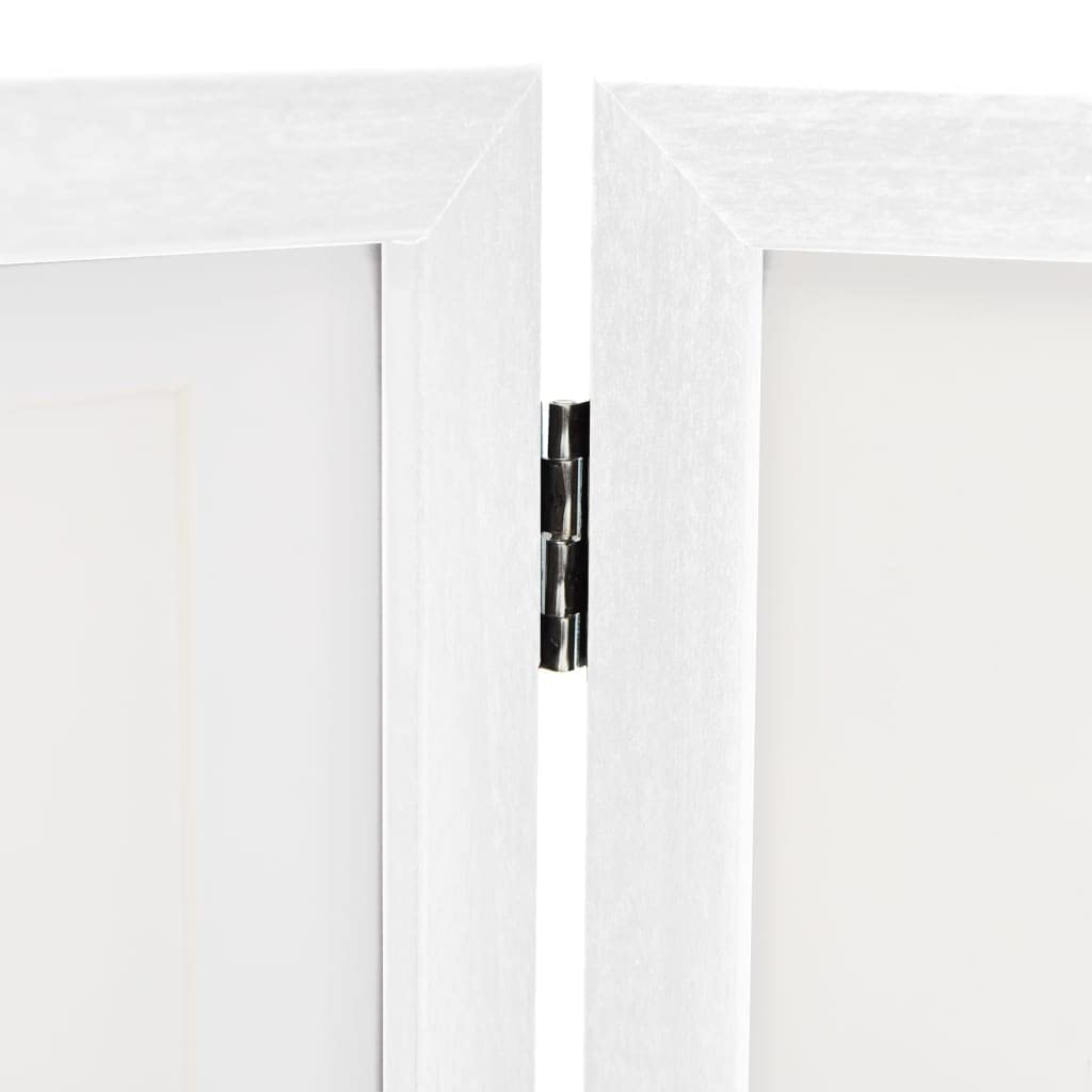 Dreifach-Bilderrahmen Collage Weiß mit Klappfunktion 28x18 cm großer Rahmen und 2x 13x18 cm kleine Rahmen MDF PS Material für Wohnzimmer Schlafzimmer Büro Dekoration und Geschenk