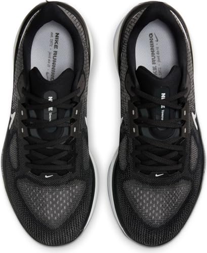 Image of Men's Nike Vomero 17 in Black /Volt-LT Smoke Grey-White