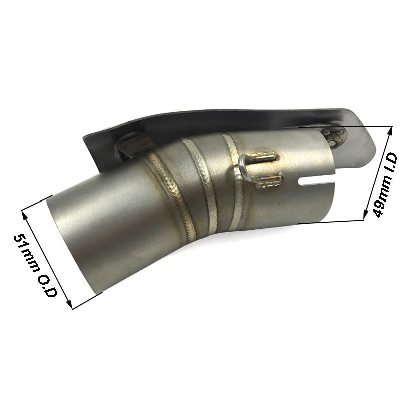 Escape Moto Tubo Para Suzuki para GSX R 1000 para GSXR1000 para GSX-R 1000 2012-2019 silenciador motocicleta tubo medio escape Moto Tubo Escape Silenciador