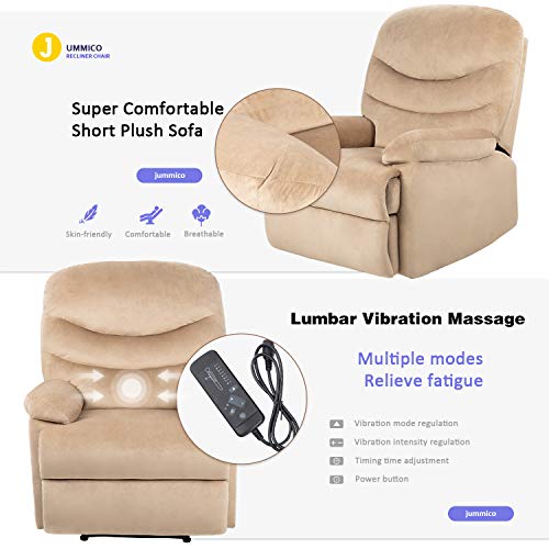 image for JUMMICO Recliner Chair Adjustable Home Massage Sofa Theater Seating Re