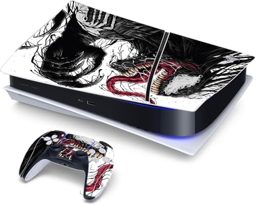 Image of PVC Skin for Ps55 Slim Digital Edition, Console Protective Sticker for PlayStation 5 Slim Skin Sticker