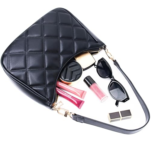 Image of CYHTWSDJ Shoulder Bags for Women, Cute Hobo Tote Handbag Mini Clutch Purse with Zipper Closure