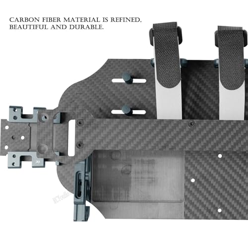 Image of RC Upgrades Part Chassis Protect Armor Skid Plate Guard for 1 /10 F0rd F15O Rapt0r R(101076-4),Carbon Fibre hassis Protect Armor Hops Up,Titanium