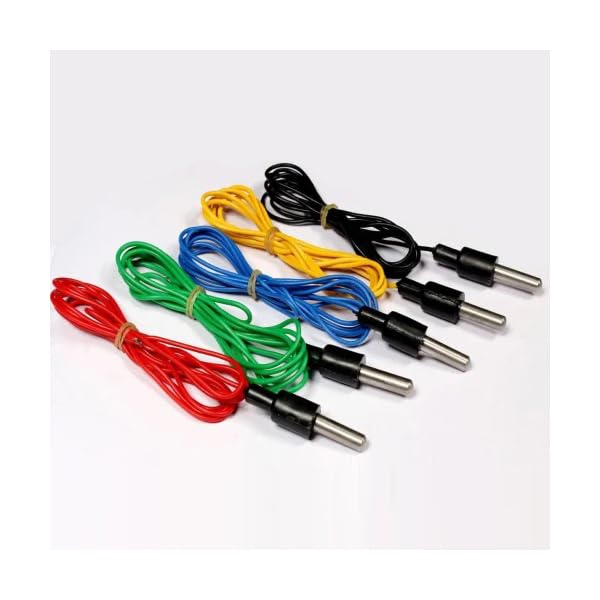 HONIX Stainless Steel sensors for Water Level Controller or Water Level Indicator | Set of 5 | 1.5 Meter Wire | 5 Coloured Sensors - Black, Red, Yellow, Green, Blue | SS Sensors-picture-22