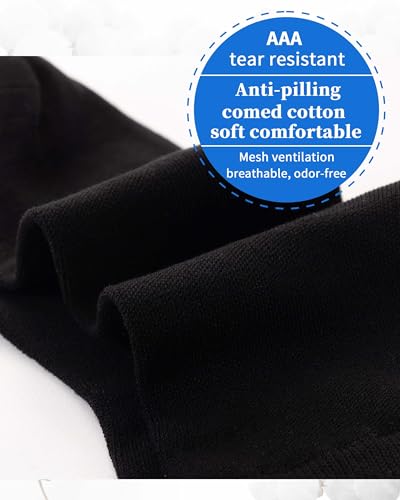 KANAV 6/12 Pairs Ankle Socks for Women Cute Cotton Crew Casual Dress Socks3