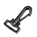DYZD Swivel Snap Hooks Trigger Clips Hooks Carabiners Rings Rotate Buckles Bag Belt Strap Buckle (25 mm, 6 PCS)