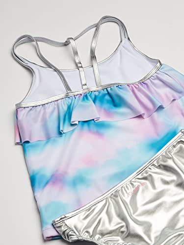 Image of Calvin Klein Girls' One-Piece and Two-Piece Bikini Swimsuits with UPF 50+ Sun Protection, Quick Drying Bathing Suit