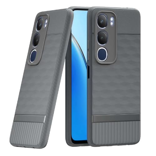 Image of Shockproof Case for Vivo Y29 5G / Y19s 4G | Full Camera Protection | TPU Flexible Back Cover for Vivo Y29 5G / Y19s 4G (Graphite Grey)