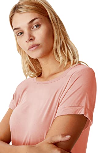Image of Fabricorn Stylish Plain Up and Down Cotton Tshirt for Women