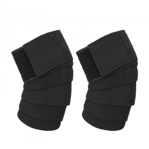 2 Pack Knee Brace Wraps for Men and Women â Adjustable 78 Inch Long Knee Compression Straps for Weightlifting, Gym, Squats, Running, ACL, Meniscus, Arthritis, Joint Pain Relief