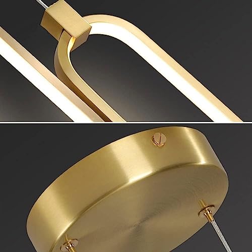 Suspension LED dimmable en laiton avec intensité variable pour chambre - 5