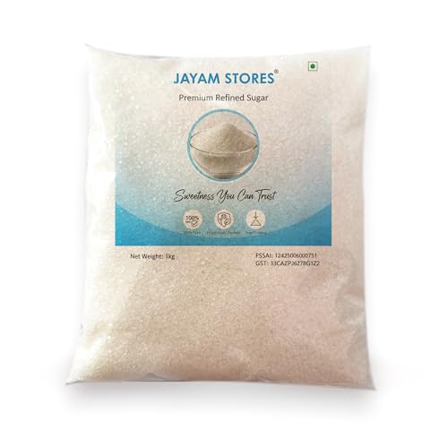 Image of Premium Refined Sugar 1kg | chini Pure & Hygienic | Ideal for Tea, Coffee, Sweets & Cooking | Freshly Packed