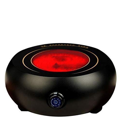 Cocina eléctrica de cerámica, olla de hierro silenciosa pequeña, olla de cobre, olla de vidrio, té especial de Kung Fu té, la calefacción doméstica estufa de té, juego de té 1200W ( Color : Black ) Cover