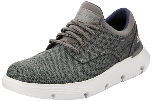 Skechers Garza Reardon Men's Casual Shoes, Anthracite mesh