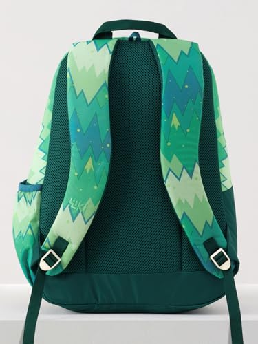 Image of Wildcraft Wiki 1 30L Laptop Backpack for Men & Women | Fits 15.6 inch Laptop | Padded Shoulder Straps, Multi Compartments, Anti-Theft Zippers | School & College Bag | Ombre Pattern Green