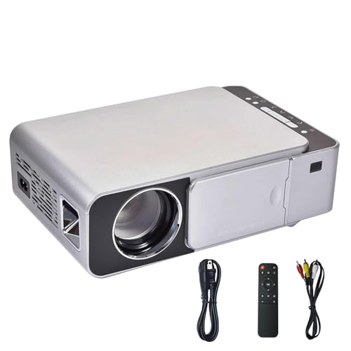 LED Movie Projector, High Definition 4K LCD Display, Same Screen Video Projector with Noise Reduction, Home Theater, Perfect for Movies, TV Series, Photo Sharing, Sports, Easy Setup