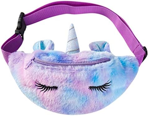Pochete para crianças TENDYCOCOCO, bolsa de pele sintética, bolsa de cintura de unicórnio, para meninas, desenho animado, cinto, bolsa de bumbum