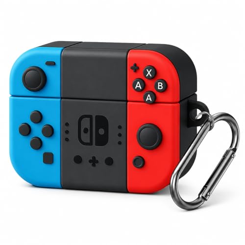 Image of New Silicone Case Compatible with Oneplus Buds Nord 3 Pro (2024) Protective Soft Silicone 360 Full Protection Dust-Proof Shockproof Case Cover with Hook (Cover Only) (Game)