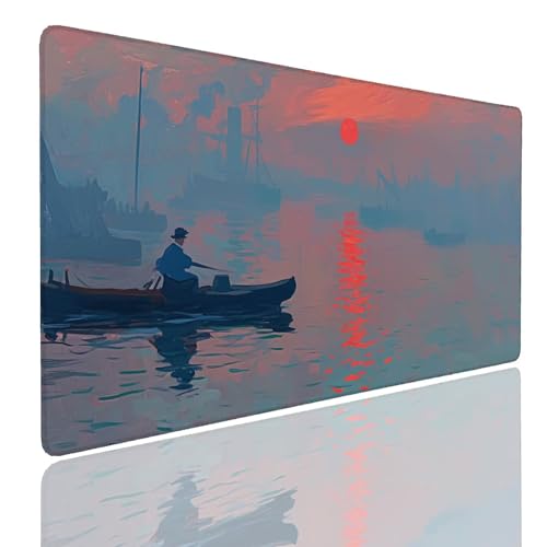Grand tapis de souris gaming XL 800x400 caoutchouc antidérapant haute précision