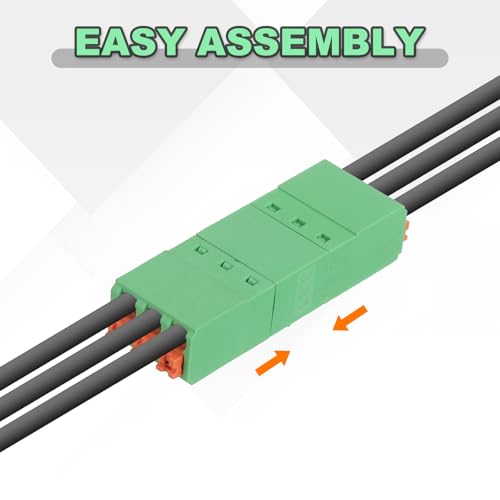 Conector enchufable de 6 pines para proyectos electrónicos con bloque de terminales de tornillo 5