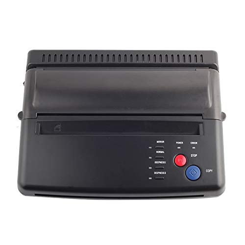 Black Tattoo Transfer Stencil Machine Thermal Copier With 10 Pcs Transfer Papers #TOP3