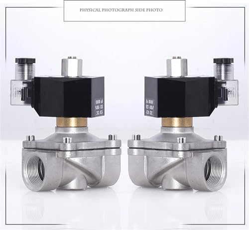 Électrovanne normalement ouverte 1-1/2" NBR avec témoin LED 110V 220V - 4