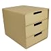 TimeTEX Natura Schubladen-Box A4 mit drei Schüben - aus Pappe - 10335