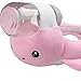 Bottle Holder for Baby Self Feeding Hands Free Cute Whale Soft Plush Bottle Support Rack Comfort Adjustable Washable (Pink Whale)
