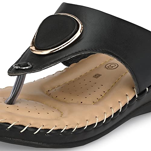 Image of Centrino Women's Thong Comfortable Ortho Care Ladies | Fashion Wear Sandal & Chappal | Soft Cushioned for More Comfort (7902)