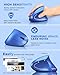 Lekvey Ergonomic Mouse, Vertical Wireless Mouse Rechargeable 2.4G USB Optical Carpal Tunnel Mice : 3 DPI 800/1200/1600 Levels 6 Buttons, for Laptop, PC, Mac, Computer, Desktop, Notebook etc, Blue