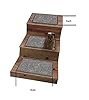 KOECKRITZ Perfect PAW Dog Stair Attachable Carpet Treads | 5, 6 & 7" Depths x Various Widths up to 18", Pewter, 5"x18", 5 Piece #1