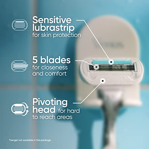 Gillette Venus Extra Smooth Sensitive Womens Razor Blade Refills, 6 Count, Designed For Women With Sensitive Skin, Blue #TOP1
