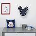 Disney Mickey Mouse Light Up Nursery Wall Decor with 2 Hour Timer, Navy