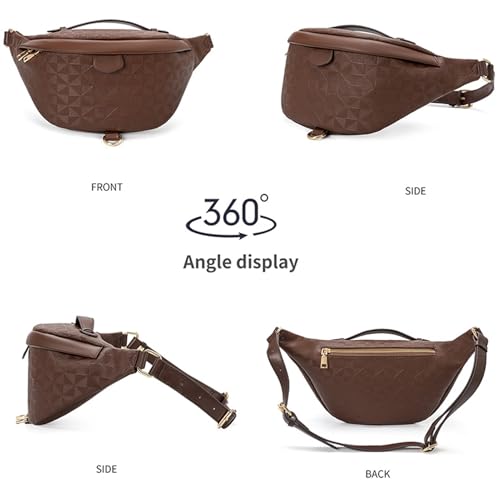 Image of Crossbody Sling Bag for Women & Men | Trendy Checkered, Fanny Pack, Waist Bag, Travel, Festival & Daily Commute