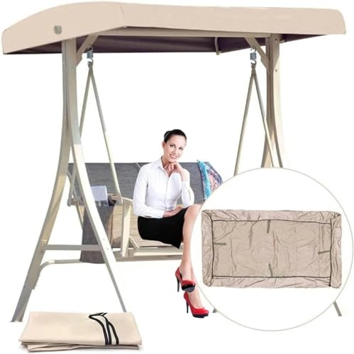 Toldo para columpio impermeable que soluciona roturas de lona en muebles de jardín 2