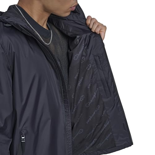 Champion Men's Water Resistant Rain Hoody, Black, Medium - image 3