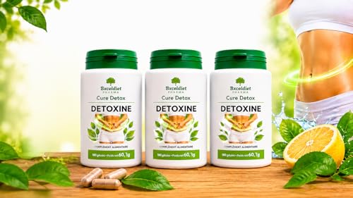 Complément alimentaire détoxifiant contre les ballonnements et fatigue