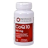 Protocol CoQ10 100mg - with Vitamin E & Soy Lecithin - CoQ10 Supplement - Halal & Egg Free - 90 Softgels