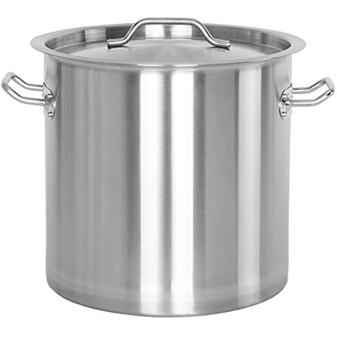 Beeketal 'BKT-17' Gastronomie Kochtopf ca. 15,5 Liter aus Edelstahl Cover