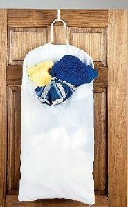 Homz Hanging Hamper 15.5" X 37" Cotton Natural Color