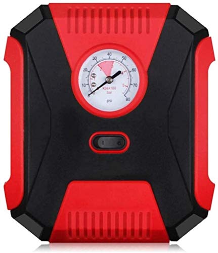 RONGJJ Bomba de aire para neumáticos de coche, 12 V, portátil, extra estable, bomba de aire eléctrica digital, compresor de aire, inflador de neumáticos (color: -)